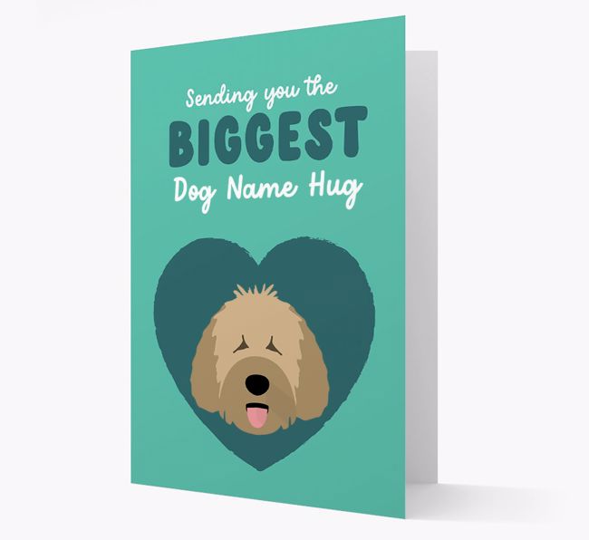 Biggest Hug: Personalized {breedFullName} Card